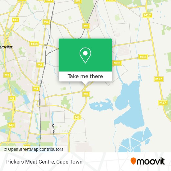 Pickers Meat Centre map