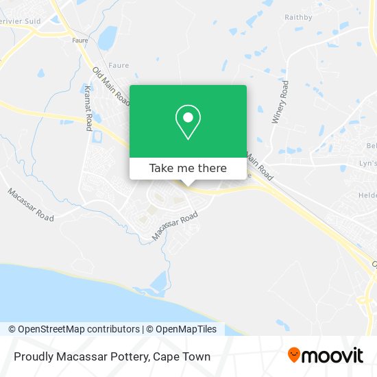 Proudly Macassar Pottery map