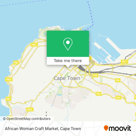 African Woman Craft Market map