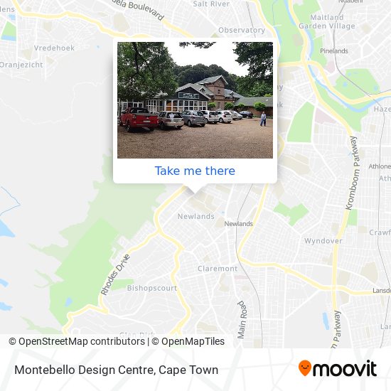 Montebello Design Centre map