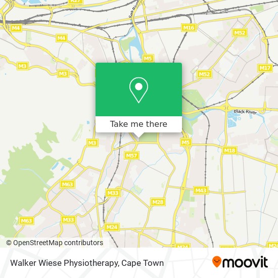 Walker Wiese Physiotherapy map