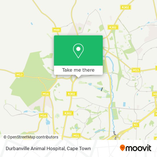 Durbanville Animal Hospital map