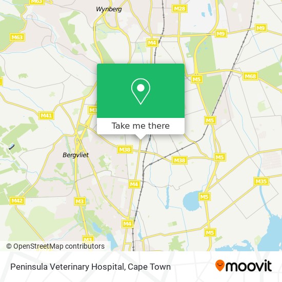 Peninsula Veterinary Hospital map