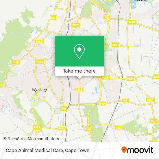 Cape Animal Medical Care map