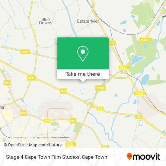 Stage 4 Cape Town Film Studios map
