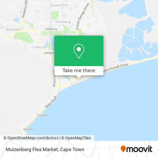 Muizenberg Flea Market map