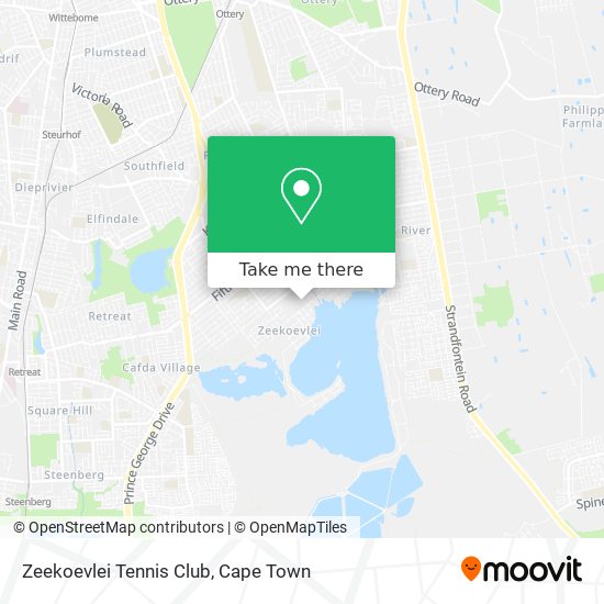 Zeekoevlei Tennis Club map