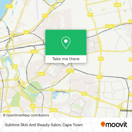 Sublime Skin And Beauty Salon map