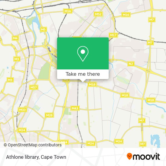 Athlone library map