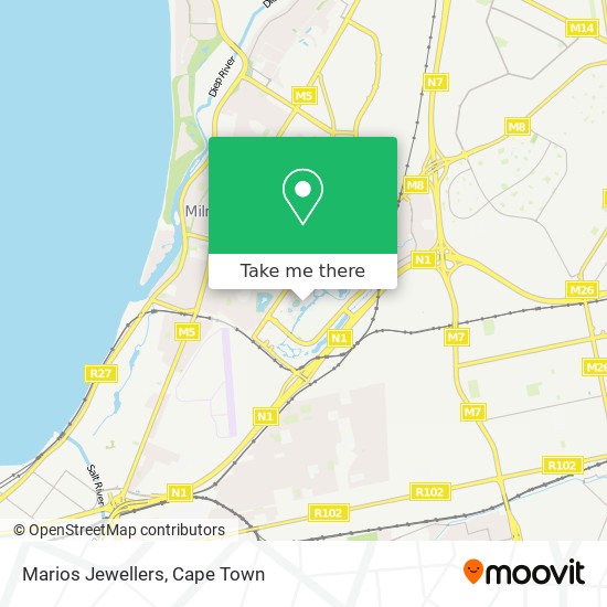 Marios Jewellers map