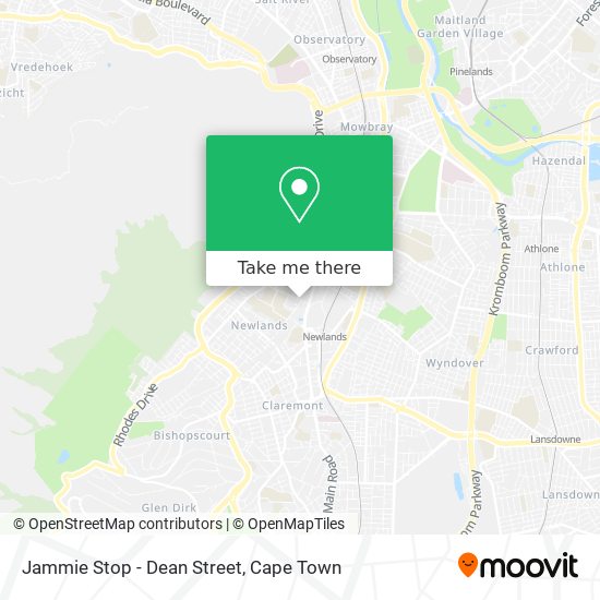 Jammie Stop - Dean Street map