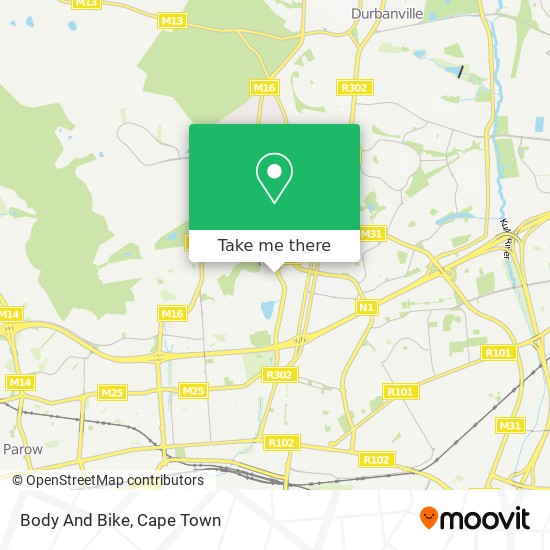 Body And Bike map