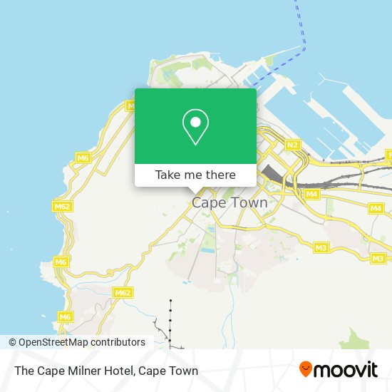 The Cape Milner Hotel map