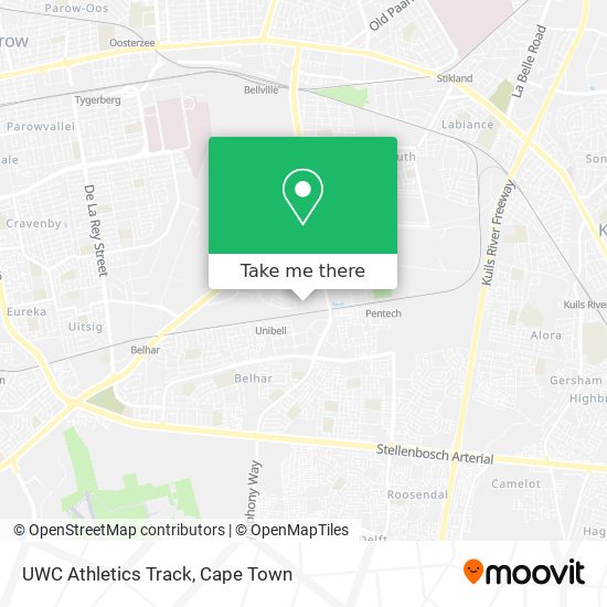 UWC Athletics Track map