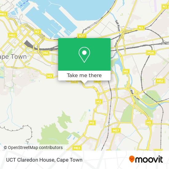 UCT Claredon House map