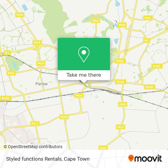 Styled functions Rentals map