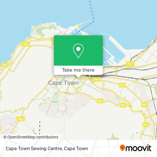 Cape Town Sewing Centre map