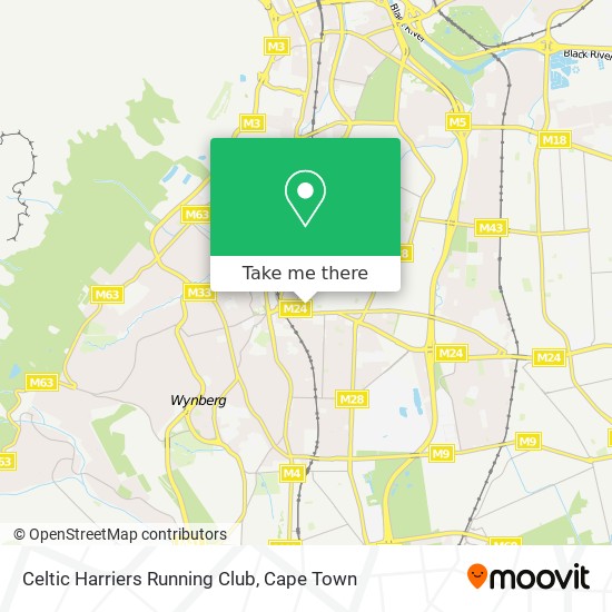 Celtic Harriers Running Club map