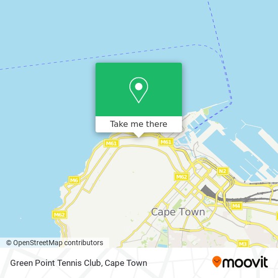 Green Point Tennis Club map