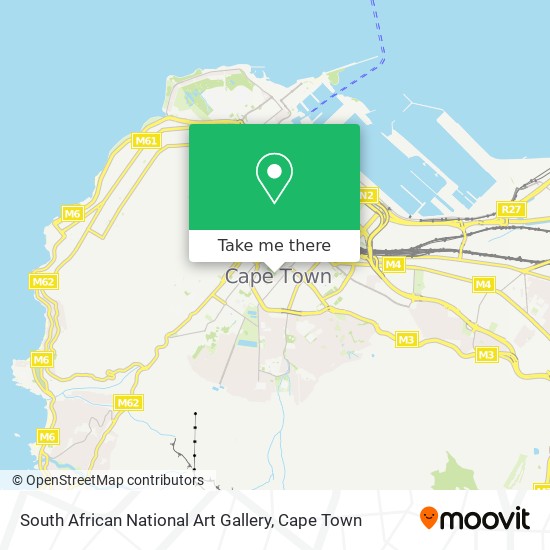 South African National Art Gallery map
