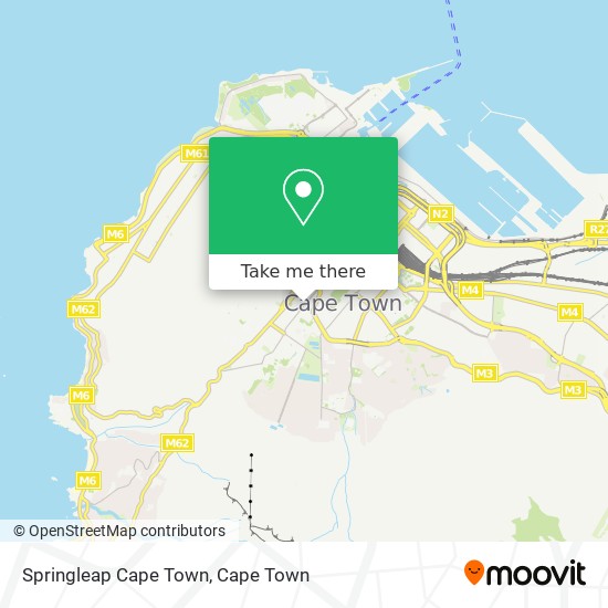 Springleap Cape Town map