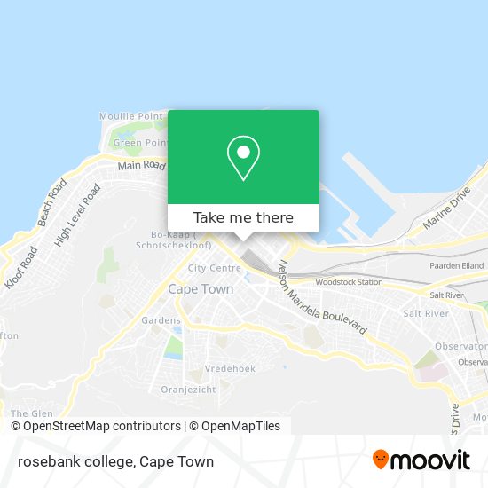 rosebank college map