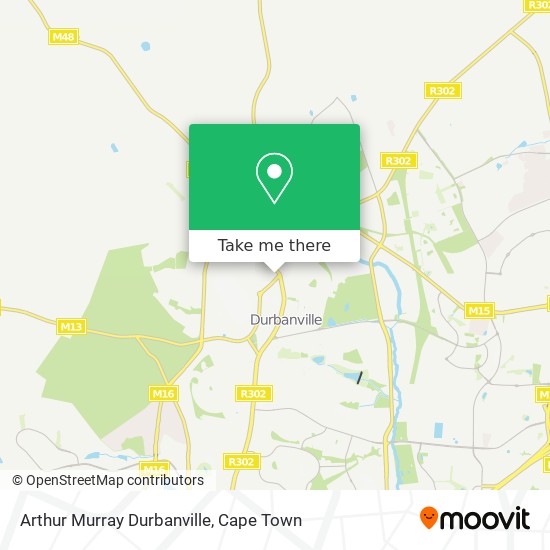 Arthur Murray Durbanville map