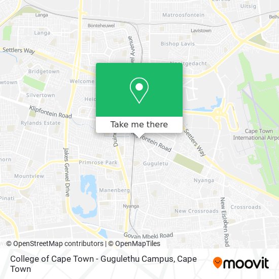 College of Cape Town - Gugulethu Campus map