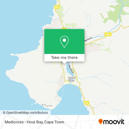 Medicross - Hout Bay map