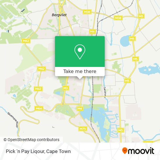 Pick 'n Pay Liqour map