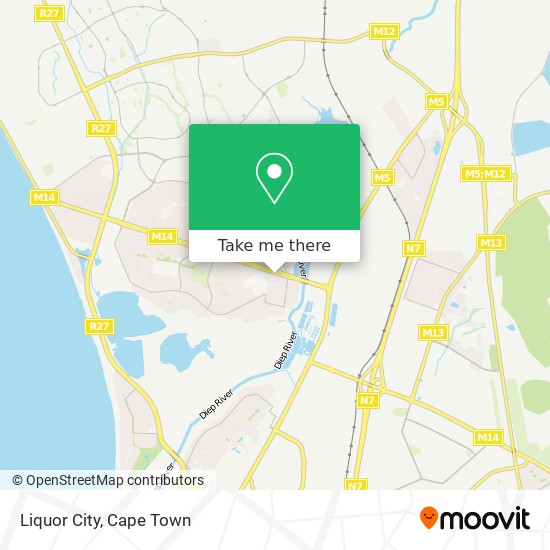 Liquor City map