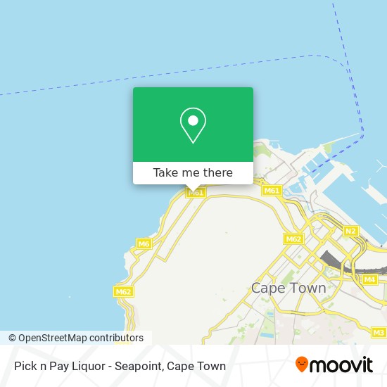 Pick n Pay Liquor - Seapoint map