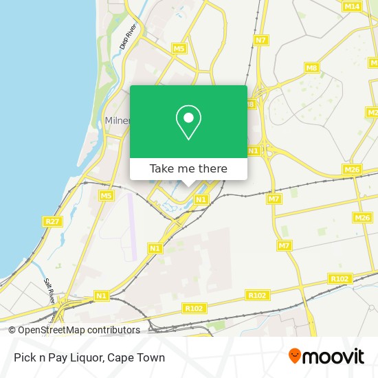 Pick n Pay Liquor map