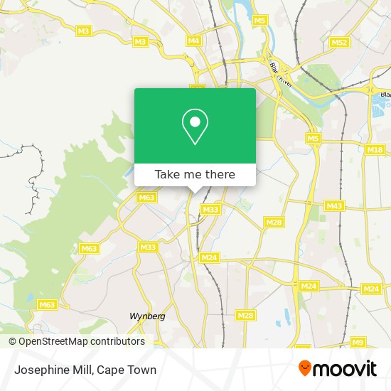 Josephine Mill map
