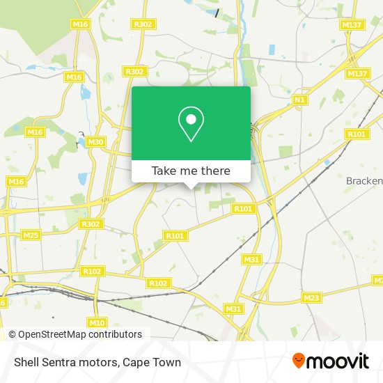 Shell Sentra motors map