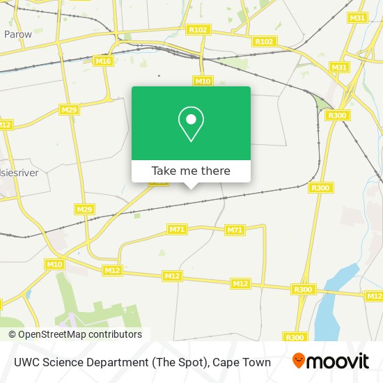 UWC Science Department (The Spot) map