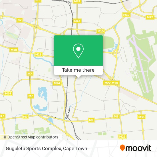 Guguletu Sports Complex map