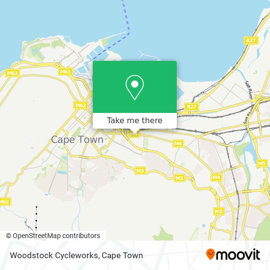 Woodstock Cycleworks map