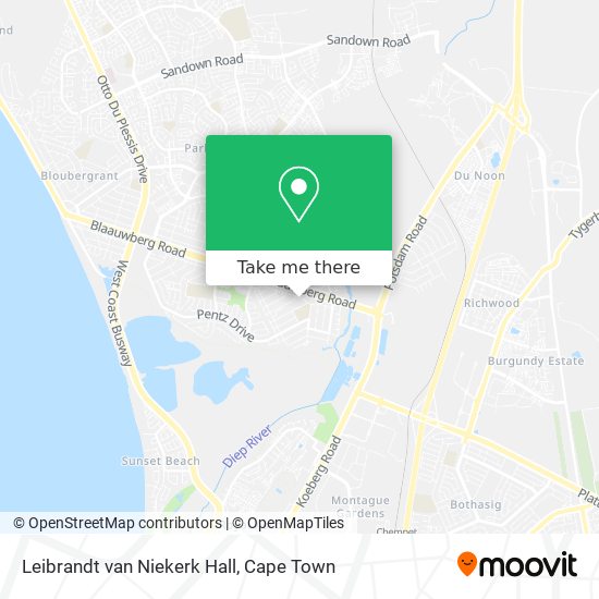 Leibrandt van Niekerk Hall map