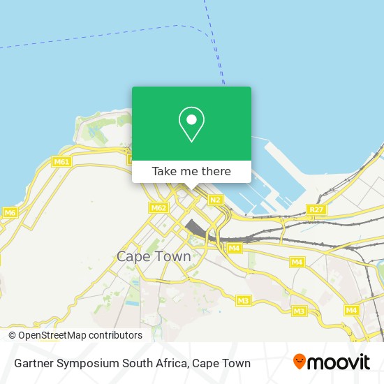 Gartner Symposium South Africa map
