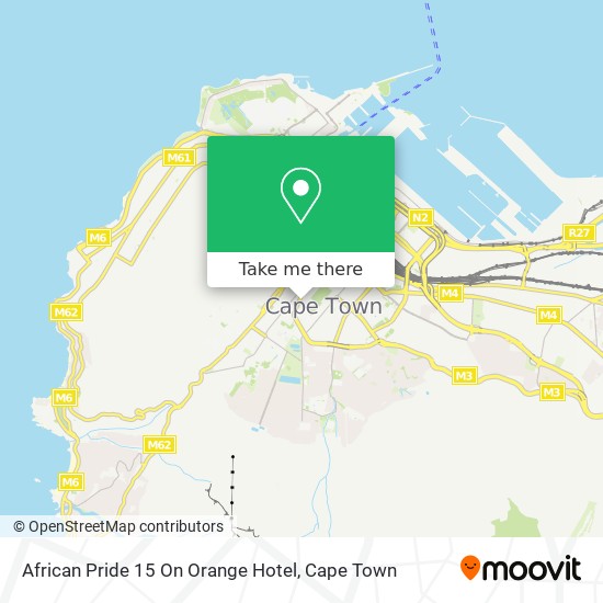 African Pride 15 On Orange Hotel map