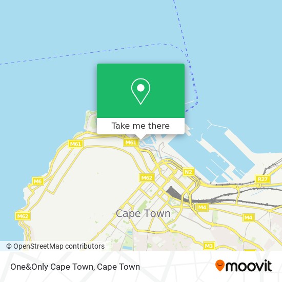 One&Only Cape Town map