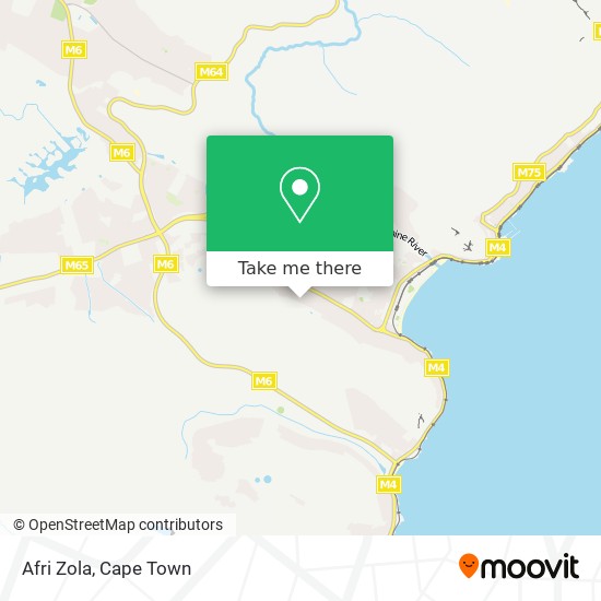 Afri Zola map