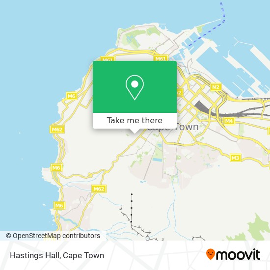 Hastings Hall map