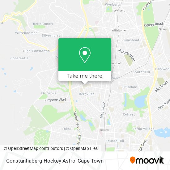 Constantiaberg Hockey Astro map