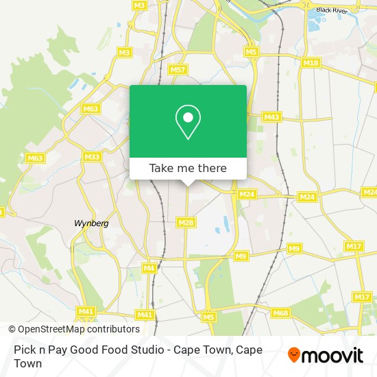 Pick n Pay Good Food Studio - Cape Town map