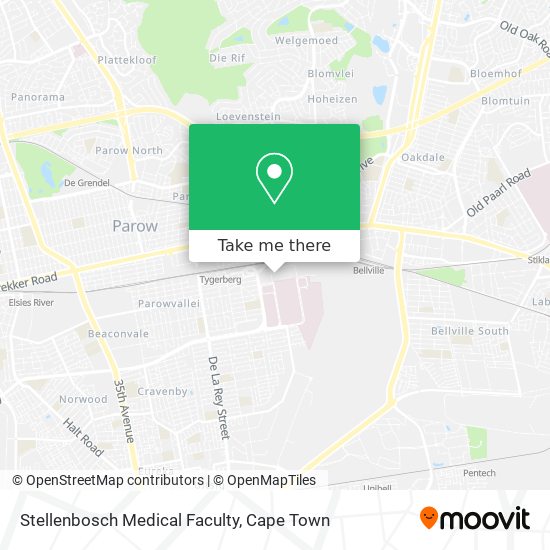 Stellenbosch Medical Faculty map