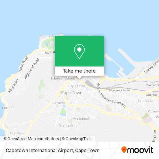 Capetown International Airport map