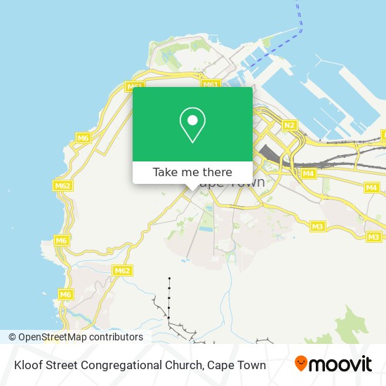 Kloof Street Congregational Church map