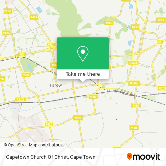Capetown Church Of Christ map